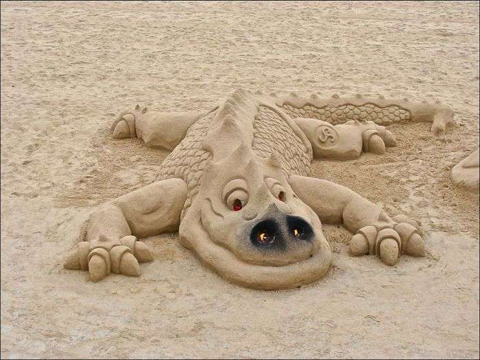 Дивовижні витвори мистецтва з піску (33 фото)