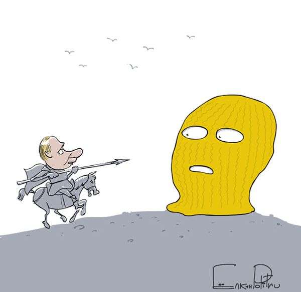 Карикатури і чорний гумор про Росії (60 картинок)