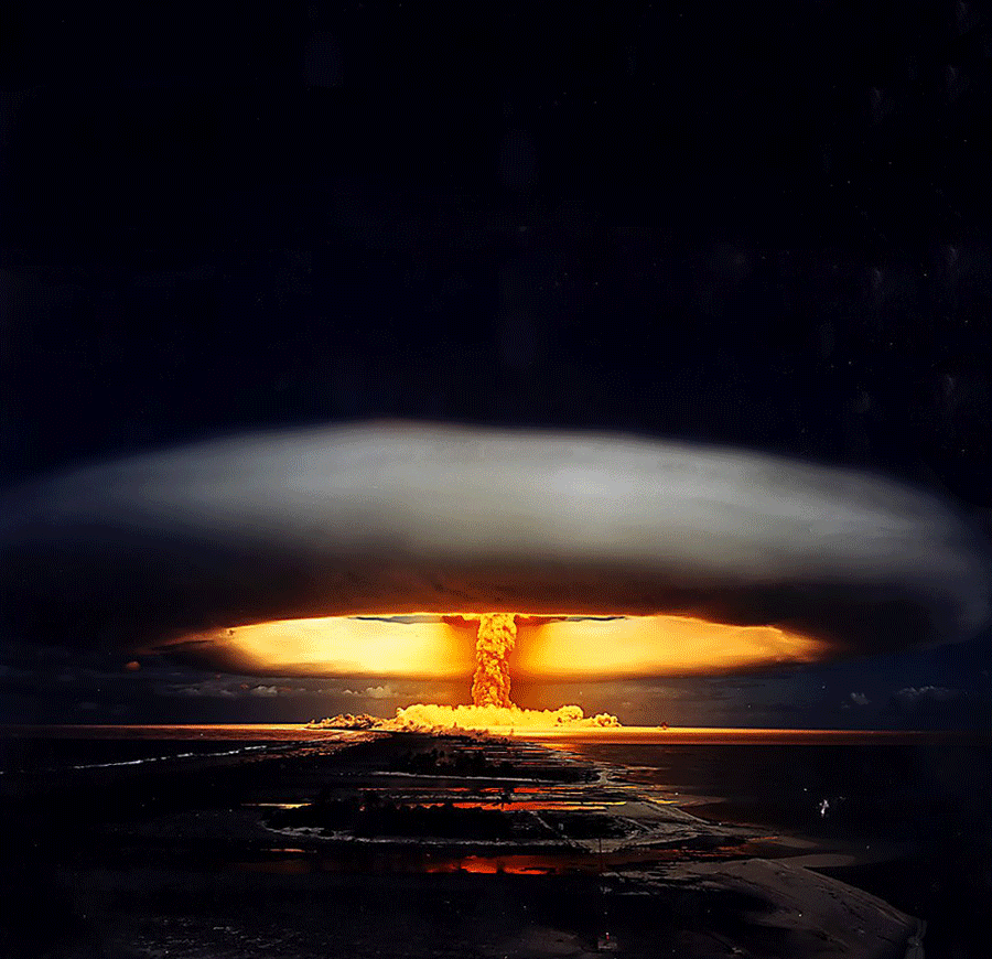 Сила ядерного вибуху (4 фото + 1 гифка)