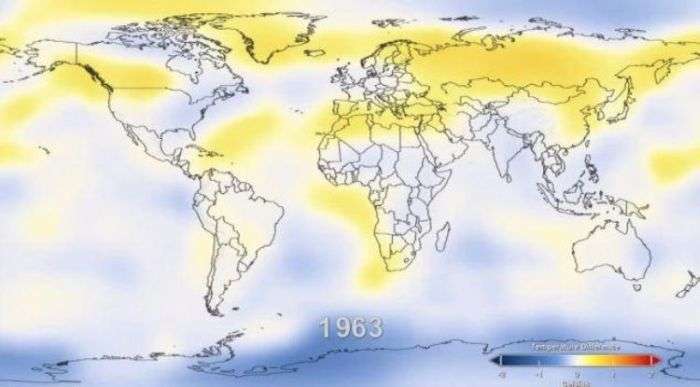 Глобальне потепління за статистикою з 1888 по 2011 (6 фото + відео)
