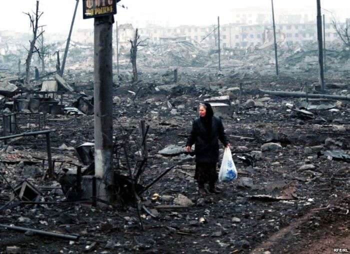 Архівні знімки чеченської війни 1994-1995 (69 фото)