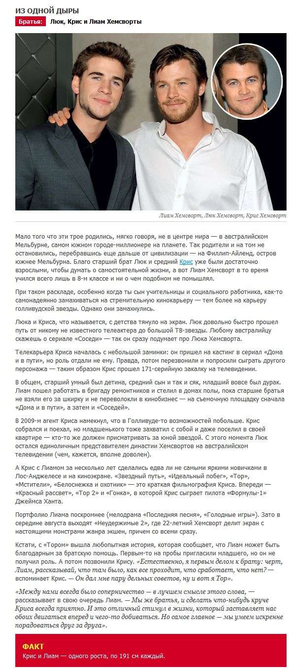 Цікаві факти про відомих братів у світі (6 фото + текст)