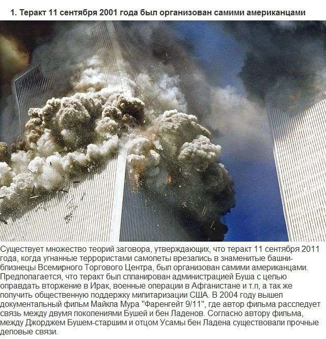 Найвідоміші теорії змови (10 фото)