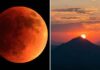 Рідкісне Небесне Явище: Одночасний Схід Сонця та Місячне затемнення 3 Березня