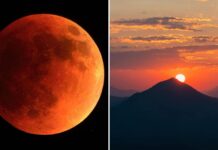 Рідкісне Небесне Явище: Одночасний Схід Сонця та Місячне затемнення 3 Березня